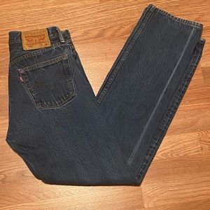 Levi’s 501’s used. Waist 31”, length 36”.